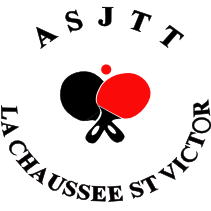 Logo ASJ TENNIS DE TABLE LA CHAUSSEE SAINT VICTOR