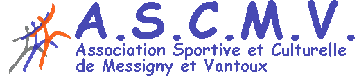 Logo ASCMV ASSOCIATION SPORTIVE ET CULTURELLE DE MESIGNY ET VANTOUX
