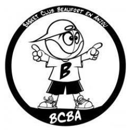 Logo BCBA BASKET CLUB BEAUFORT EN ANJOU