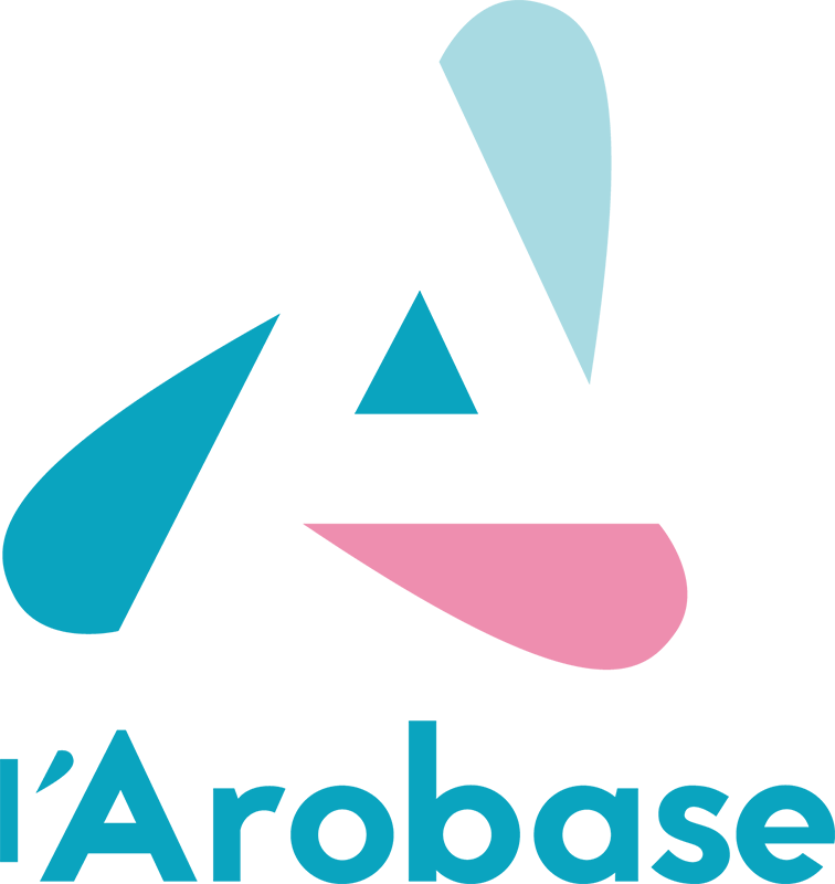 Logo L'AROBASE - ROYE - VERT MARINE